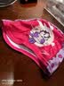 速比涛（Speedo）印花泳帽婴幼儿游泳布帽 粉色/紫色 实拍图