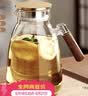 泥也凉水壶玻璃冷水壶耐高温凉水杯大容量家用储水高硼硅玻璃壶加厚 实拍图