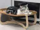 HOUYA猫床猫窝夏季藤编凉席吊床猫咪吊篮宠物吊床离地行军床四季 实拍图