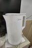 美的（Midea）烧水壶电热水壶304食品级不锈钢无缝内胆双层防烫1.7L大容量1800W智能断电SHJ1721【价保618】 实拍图