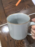 雅瓷汝窑陶瓷茶杯带盖办公室会议茶杯泡茶杯汝瓷养正杯 实拍图