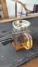 忆壶茶（YIHUTEA）玻璃公道杯带过滤网茶漏套装茶具配件茶海分茶器加厚功夫茶杯大号 【升级大容量】500ml+卡扣茶漏 实拍图