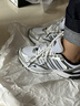 adidas「寻光者」SPIRITAIN 2.0厚底网面老爹鞋阿迪达斯轻运动   白色/金属银/黑色   38 实拍图