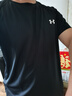 安德玛（Under Armour）【京东奥莱】短袖男装宽松透气运动休闲T恤速干衣健身半袖 黑色21500140-001 吸湿速干 XL 178-182/穿至180斤 实拍图