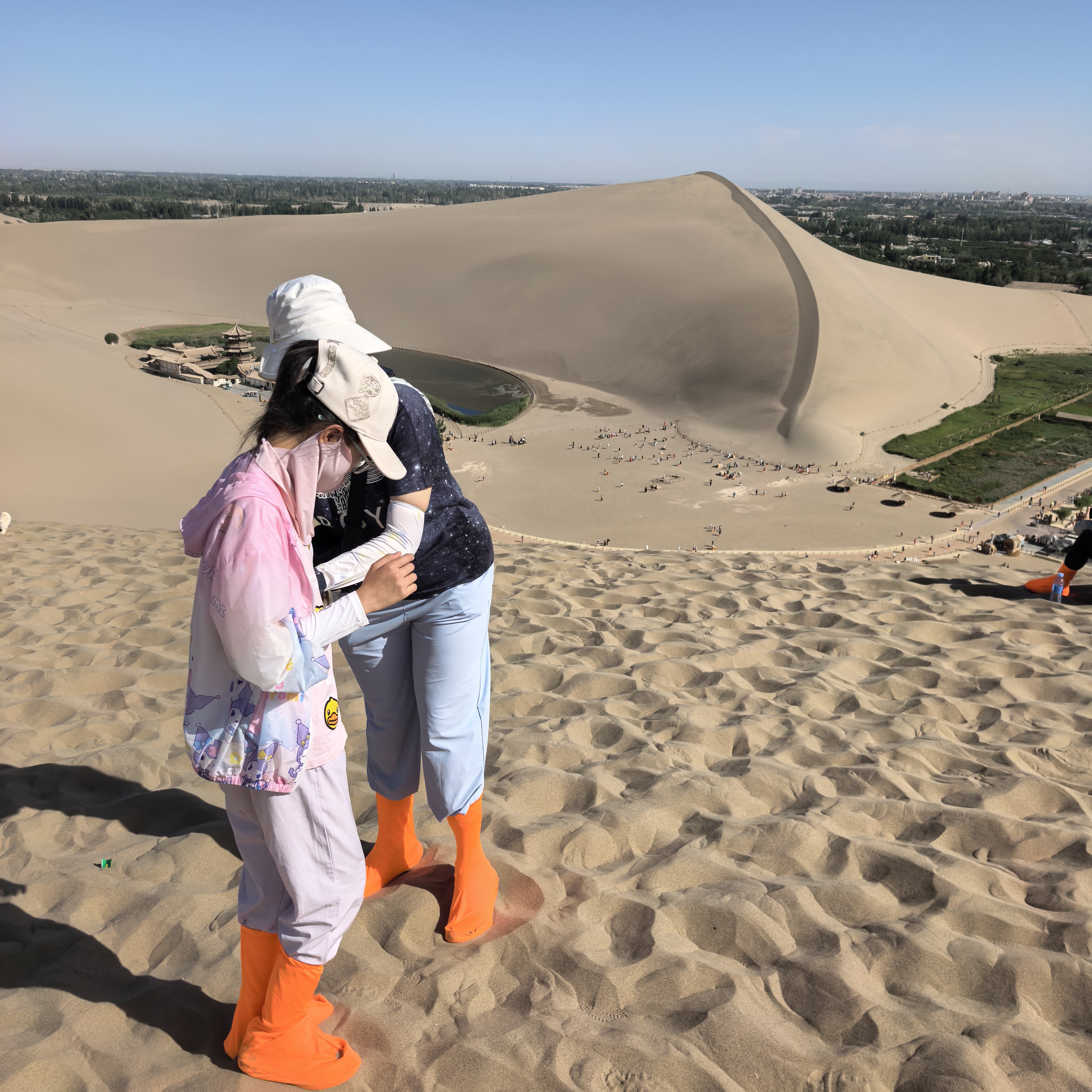 欣沁防沙鞋套沙漠徒步鞋套袜透气脚套西北敦煌旅游装备旅游装备成人款 实拍图