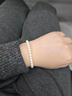 中国黄金（CHINA GOLD）天然正品淡水珍珠手链女款2026新款珍珠手串520情人节礼物送女友 淡水珍珠手链6mm-8mm【纪念品】 实拍图