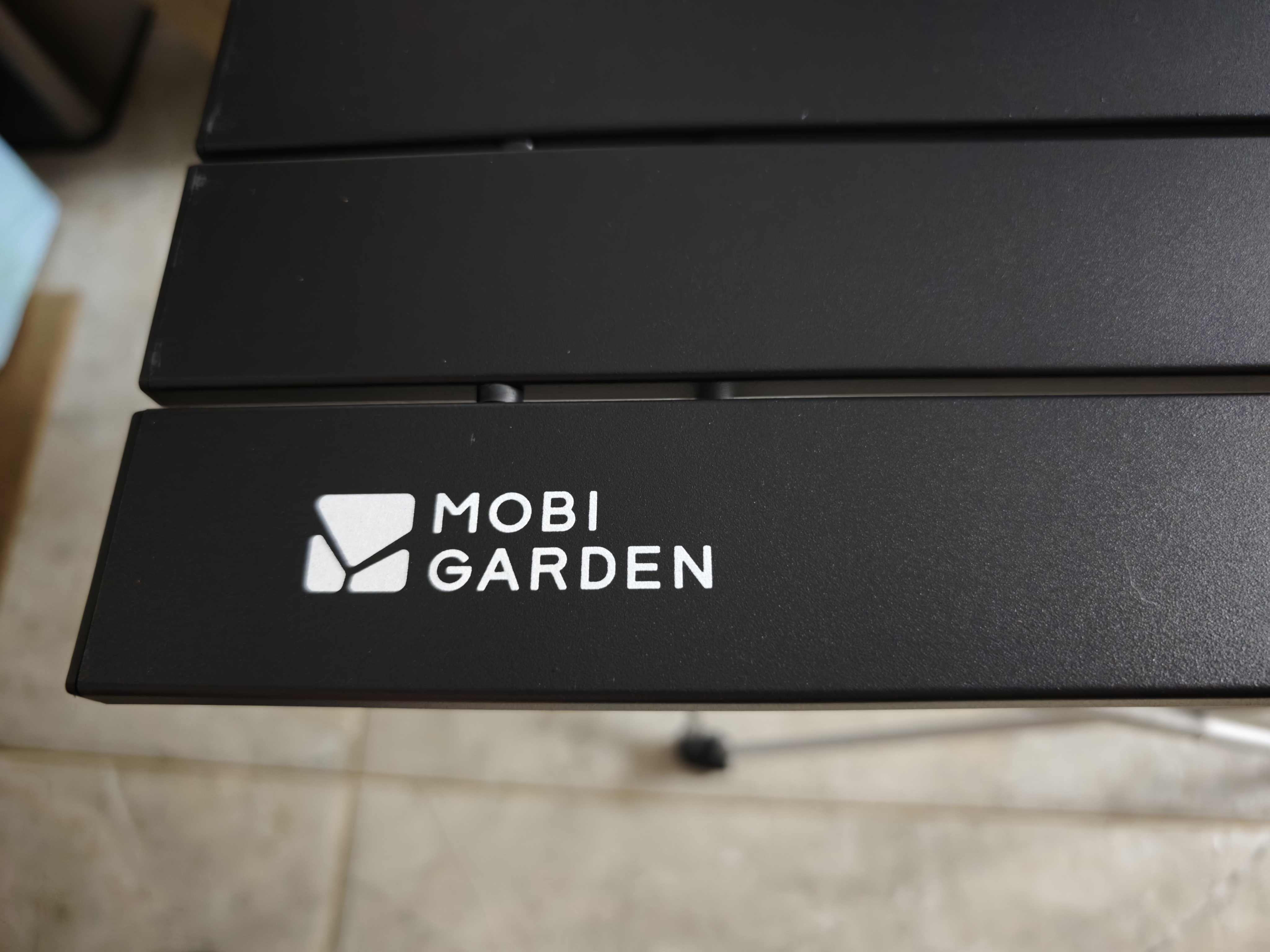 牧高笛（MOBIGARDEN）折叠桌 户外露营便携野餐可折叠餐桌四方桌 NXLQI65002 夜幕黑 实拍图