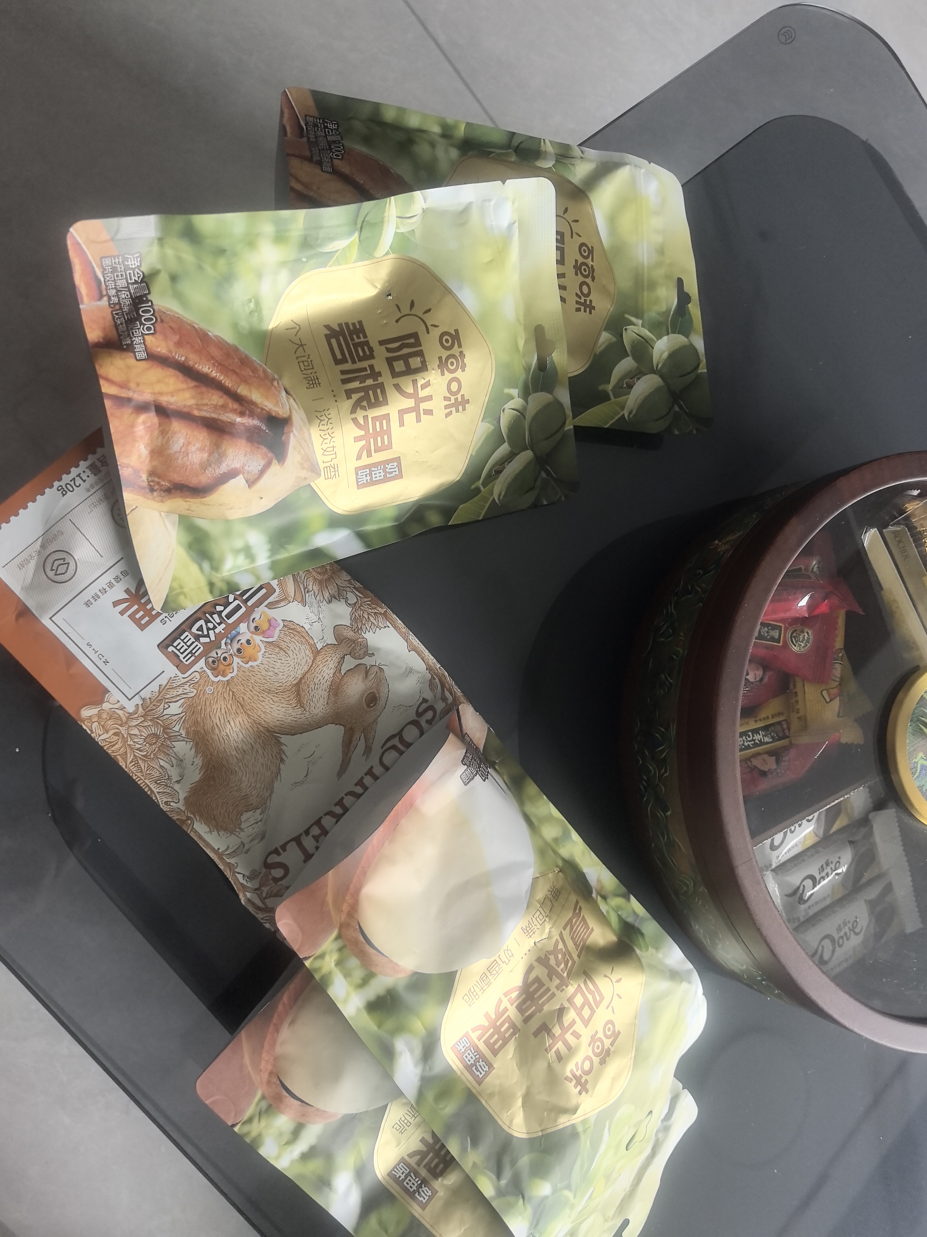 百草味奶油味夏威夷果100g零食干果坚果炒货每日坚果 新老包装随机发 实拍图