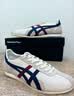 Onitsuka Tiger鬼塚虎男鞋 慢跑鞋透气轻便男女款运动休闲鞋RUNSPARK 白色/藏青色(1183B480-107) 41.5 实拍图