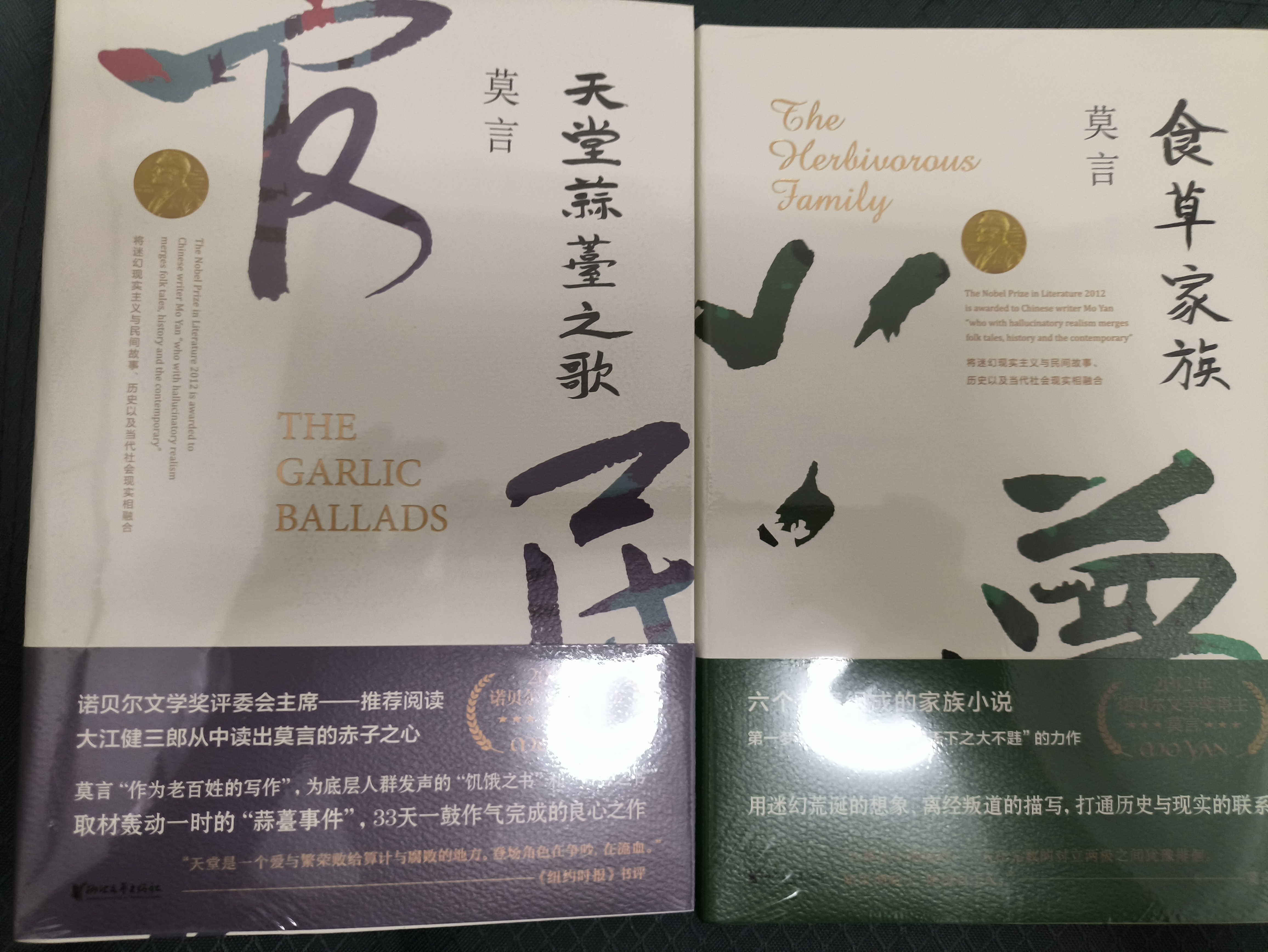 莫言长篇小说集（精选套装全10册）随书附赠莫言书法帆布袋和书签 实拍图