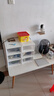 抽屉式收纳箱塑料透明衣柜收纳盒衣物储物柜子衣服收纳神器整理箱 31*25*14cm 【10L】 白色透明/三个装 实拍图