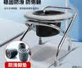 怡辉（YIHUI）坐便凳老年人坐便椅孕妇移动式坐便器移动马桶凳子蹲便器 实拍图