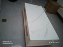 全友家居 现代简约长方形岩板茶几客厅家用家具小户型边桌白色茶几桌 实拍图