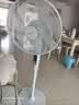 格力（GREE） 电风扇落地扇家用低噪节能轻音大风力客厅办公室宿舍摇头电风扇宽叶片落地扇广角16寸电风扇 7叶12挡智能遥控（FDZ-40X65Bg7淡雅蓝 实拍图
