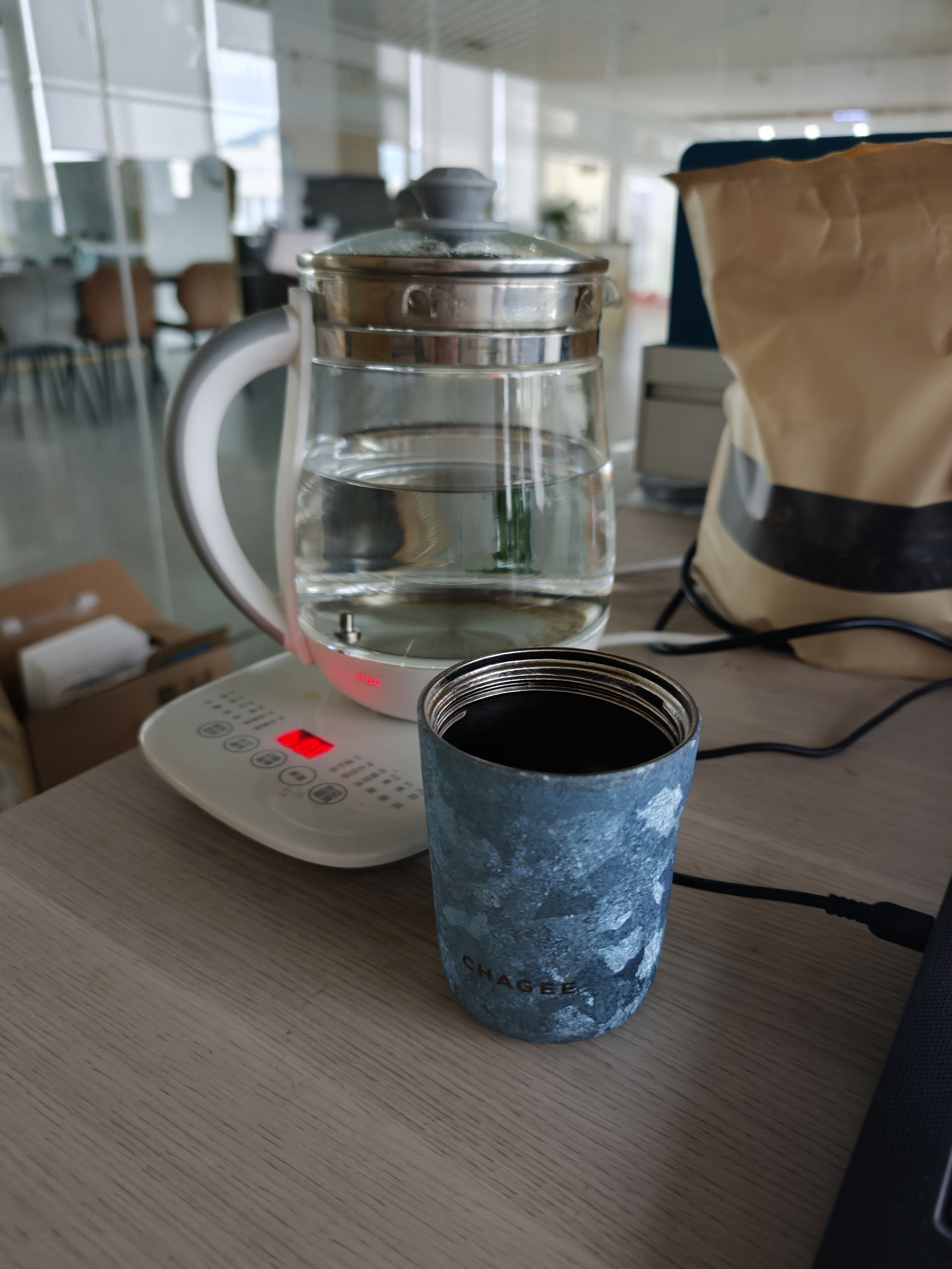 霸王茶姬（CHAGEE）纯钛杯保温杯0涂层咖啡杯露营双层隔热泡茶水杯子毕业礼物送老师 实拍图