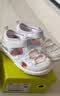 江博士（DR·KONG）夏季男女童透气学步鞋 轻便休闲儿童凉鞋 米/紫 27 脚长约16.5-17.1 实拍图