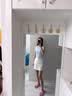优衣库Bra短背心女装/加杯背心辣妹风带胸垫内搭482197 482197/60浅蓝色 M 实拍图