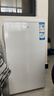 海尔（Haier）立式冷柜电脑控温冰柜家用冷柜4D匀冷微霜小占地母乳小冰箱 「山茶花新品」64升小占地旋钮灵活控温微霜 64升 实拍图