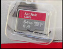 闪迪（SanDisk）64GB TF（MicroSD）内存卡 A1 U1 C10 至尊高速移动版存储卡 读速140MB/s 手机平板游戏机内存卡 实拍图
