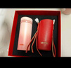 膳魔师（THERMOS）保温杯女士口红杯学生水杯不锈钢杯子礼盒装团购生日七夕礼物TCNO 【蜜桃乌龙】附杯套 260ml 热卖推荐 实拍图