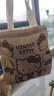 卡通蝴蝶结新款日系极简帆布包单肩上课通勤耐磨手提包 KT猫帆布包 实拍图