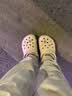 卡骆驰（CROCS）经典洞洞鞋轻便百搭女沙滩鞋包头拖鞋男鞋|10001 石英粉-6UR(含智必星) 37 /38(230mm) 实拍图