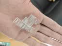 秋叶原（CHOSEAL）超六类非屏蔽水晶头 RJ45万兆工程级网络连接器 Cat6a类电脑8p8c网线接头 50个装 QS9095Z50 实拍图
