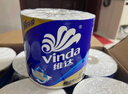 维达（Vinda）有芯卷纸 蓝色经典4层130克*10卷 厚韧 卫生纸厕纸 卷筒纸纸巾 实拍图