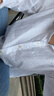 MUJI 女式 汉麻水洗衬衫领长袖衬衫女士女装衬衣外套内搭上衣女款春夏 白色 S （155/80A） 实拍图