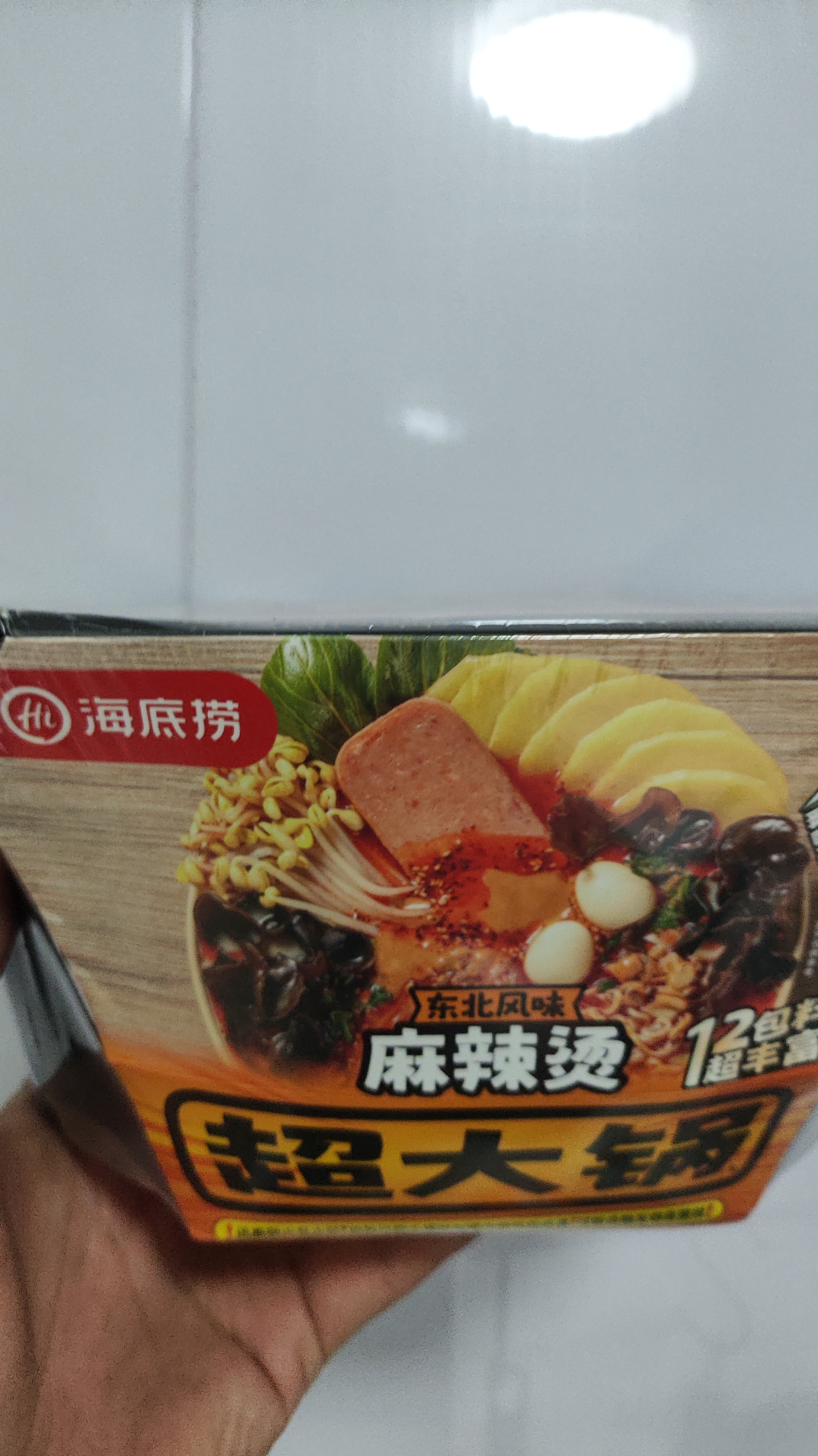 海底捞自热火锅 方便速食分享装 东北风味麻辣烫超大锅366g 实拍图