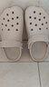 卡骆驰（CROCS）经典洞洞鞋轻便百搭女沙滩鞋包头拖鞋男鞋|10001 冰沙色-2MC（含智必星） 37 /38(230mm) 实拍图