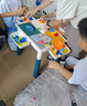 麦格萌（MAIGEMENG）儿童积木桌玩具男孩女孩宝宝大颗粒积木拼装3-6岁六一生日礼物 大号桌+1椅+502大颗粒+4增高收纳 实拍图