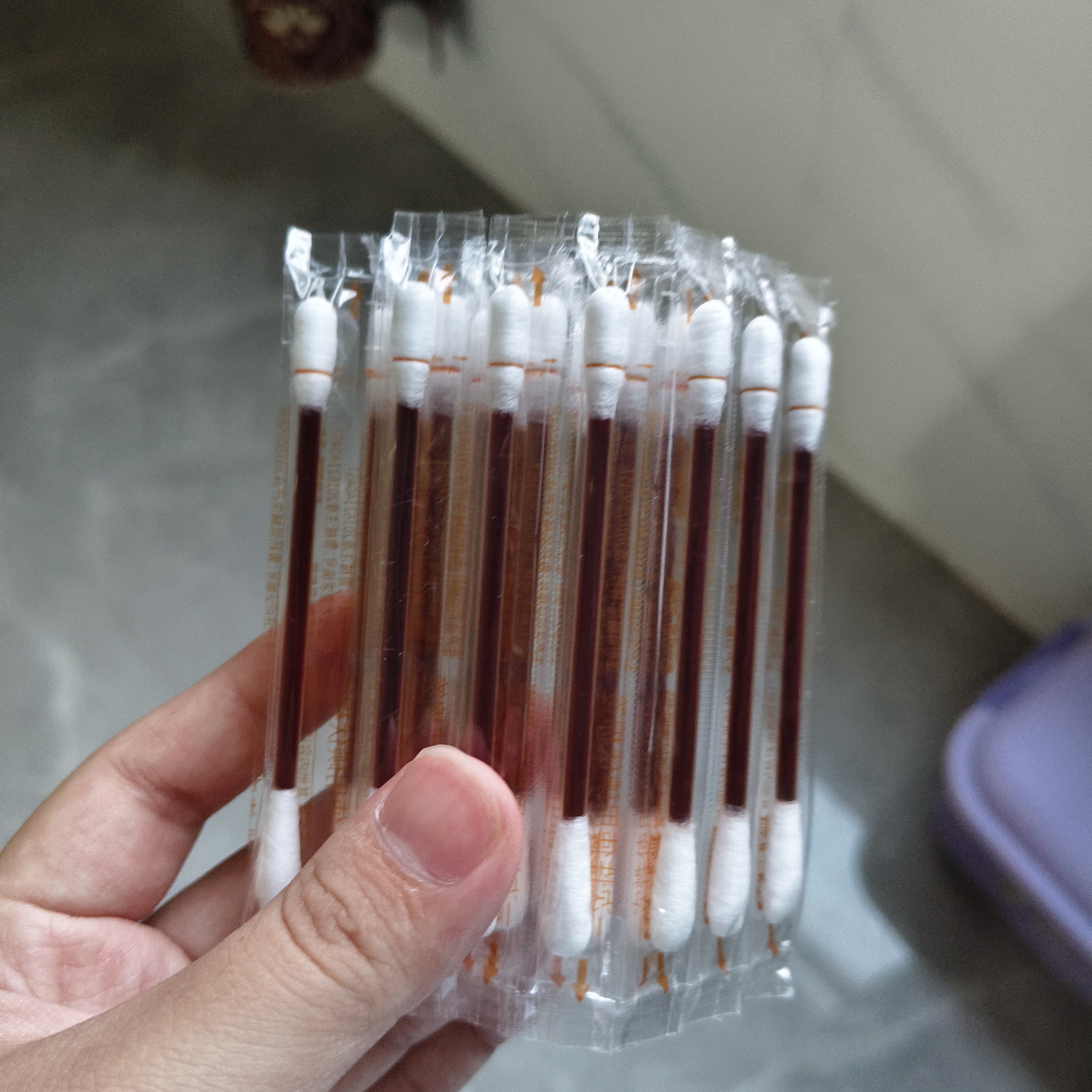 宠物急救棉签碘伏棉棒酒精消毒棉签两头碘酒消毒伤口清洁户外求生急救 宠物急救棉签2包共10根 实拍图