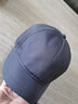 拂晓阁（fuxiaoge）夏季短檐鸭舌帽小沿网帽速干棒球帽夏天防晒透气遮阳帽子短沿短舌 灰色5CM半网纱蜂窝布速干 均码 可调节(55-60厘米) 实拍图
