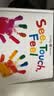 See, Touch, Feel 纸板书 触摸书 英文原版绘本 幼儿英语启蒙图画书 Roger Priddy 触觉 视觉  颜色 字母学习 数字学习 培养创造力 See, Touch, Feel 实拍图