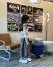 小马宝莉儿童拖鞋女童凉拖鞋室内外防滑沙滩拖鞋软底洞洞鞋 圆标紫34-35码 实拍图
