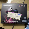 宏碁掠夺者（PREDATOR）48G(24G×2)套装 DDR5 6000频率 台式机内存条 Hermes冰刃系列 RGB灯条(C28) 石耀黑 AI电脑配件 实拍图