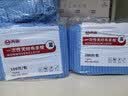 安美尚（ams）一次性帽子 加厚无纺布头套透气网头发帽厨房食堂厨师无尘车间工作防污油烟防尘头罩五百个蓝色 实拍图