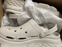 斯凯奇（Skechers）洞洞鞋女士夏细闪泡泡鞋厚底外穿包头沙滩凉拖鞋 实拍图