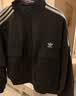 adidas三条纹短款休闲夹克外套女装阿迪达斯官方三叶草 黑色   M 实拍图