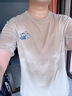 JEANSWEST LIFE真维斯短袖男士夏季纯棉圆领半袖t恤青少年多巴胺重磅透气打底衫A 实拍图