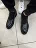 何金昌8CM隐形内增高布洛克雕花商务正装新郎结婚系带真皮男鞋 鞋垫 37 实拍图