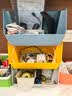 宜家（IKEA）FODERTRAG福德特劳书桌壁装收纳件 杂物收纳筐可堆叠家用 纯黄色 实拍图