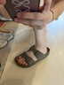 BIRKENSTOCK勃肯德国进口男女款经典舒适软木Arizona双扣拖鞋 灰色窄版151213 36 实拍图