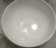 斯凯绨（Sky Top）面碗骨瓷大汤碗泡面碗沙拉碗陶瓷家用纯白餐具套装7英寸2件 实拍图