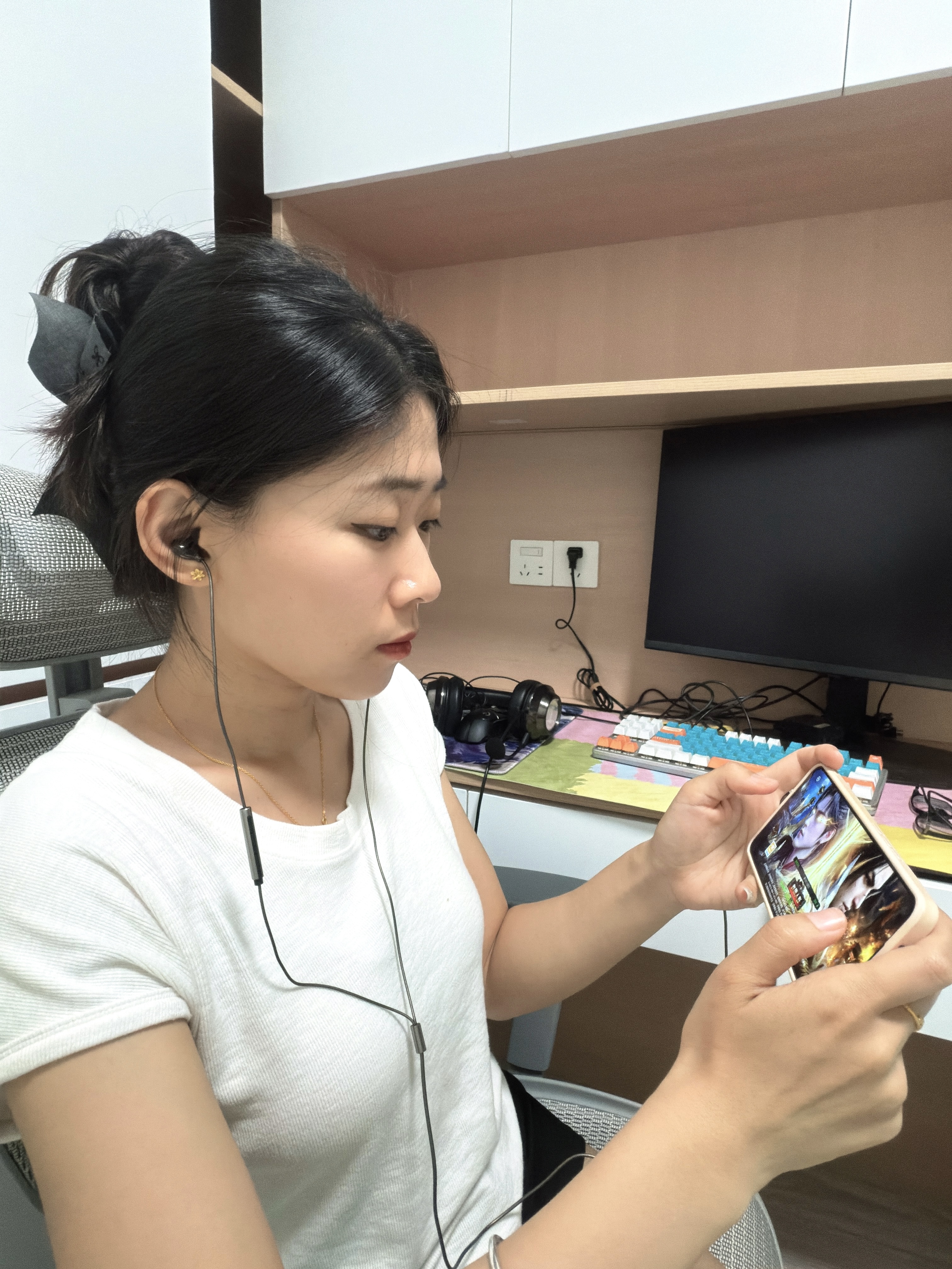 AS适配索尼【2026最新款丨柏林之声】深度降噪有线耳机高级hifi入耳式高音质k歌音乐睡眠耳塞游戏 高雅黑【Type-C接口数字解码】适配华为苹果小米荣耀等 【即插即用+实时K歌耳返+HiFi无损音 实拍图