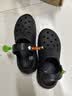 卡骆驰（CROCS）经典泡芙Clog男女一脚蹬懒人沙滩洞洞鞋 黑色 35 实拍图