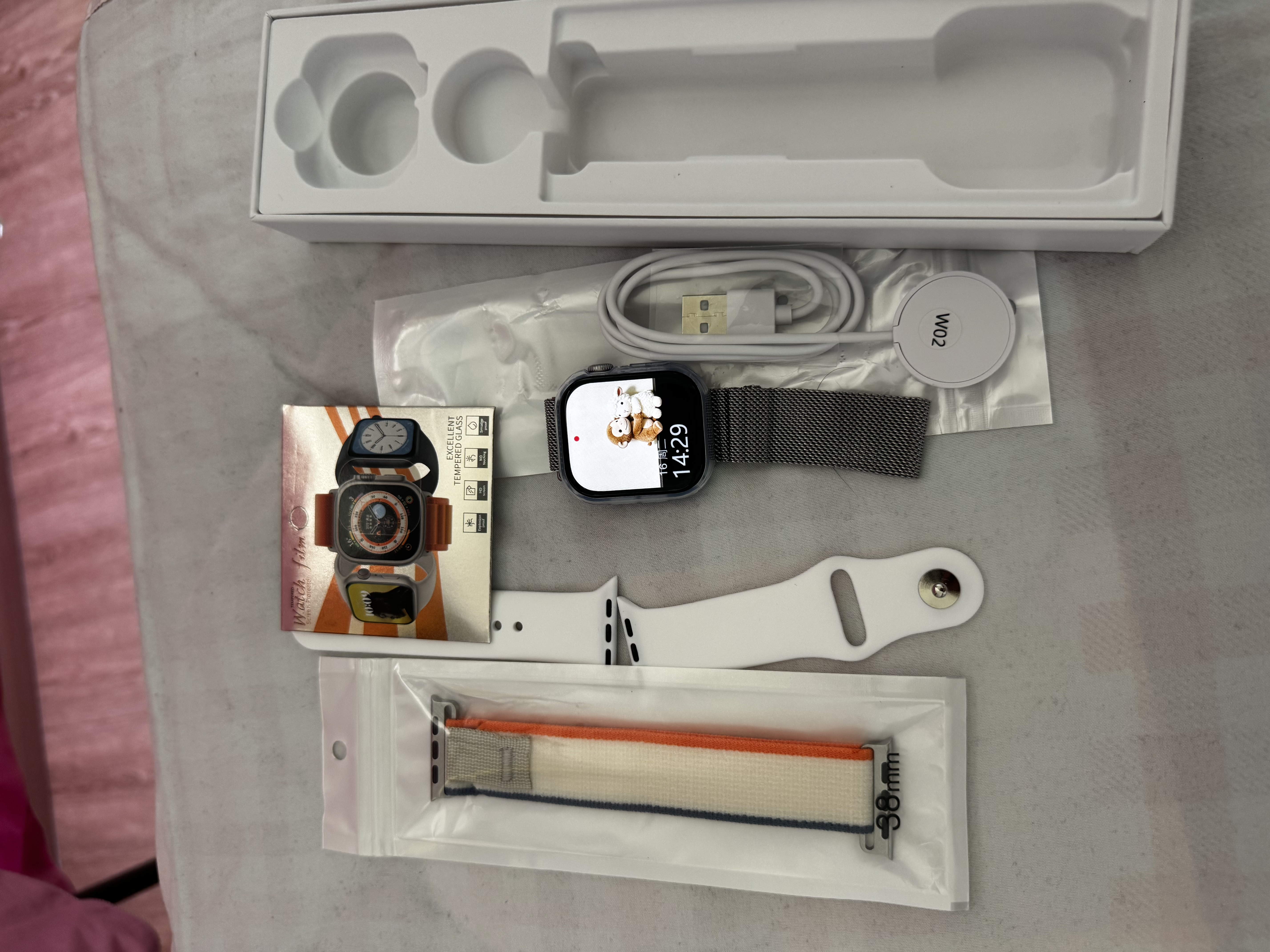 华强北手表iwatchS11mini顶配蓝牙电话防水运动智能手表s10适用苹果机 S10mini 银色 42mm 蓝牙版 实拍图