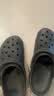 卡骆驰（CROCS）檀健次同款经典洞洞鞋轻便百搭女沙滩鞋包头拖鞋男鞋|10001 黑色-001(含智必星) 44 (280mm) 实拍图