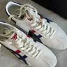 Onitsuka Tiger鬼塚虎男鞋 慢跑鞋透气轻便男女款运动休闲鞋RUNSPARK 白色/藏青色(1183B480-107) 44 实拍图